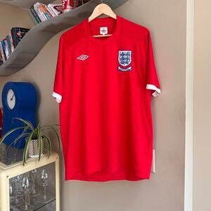 Vintage 2010-11 England 'South Africa' Away Umbro Jersey